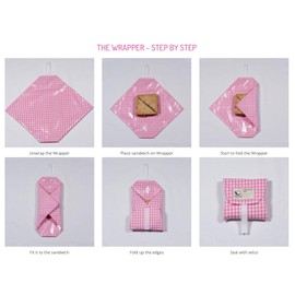 the Wrapper, Re Wrap It Sandwich Bags, New Camouflage, No Waste Packaging, Eco Friendly, Reusable Food Wraps. Made In Scotland.