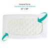 Biloban Crib Mattress Protector Waterproof & Noiseless Crib Mattress Pad