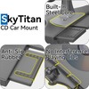 SkyTitan CD Slot Car Mount for Portable CarPlay Screens, Adjustable