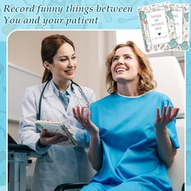 Dunzoom 2 Pieces Nurse Notebook Journal Cartoon Pattern Spiral Notebook Nurse Appreciation Gifts for Women Doctor Office Supplies 5.6 x 8.1 Inch