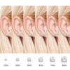 6 Pairs Surgical Stainless Steel Screw back Stud Earrings, 18K