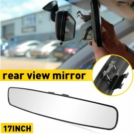 Unbranded Universal Inner Inside Interior 17 Inch Rearview Rear View Mirror w/Adhesive Kit