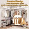 Boot Rack, 4 Pair Wader Hangers Wall Mount Shoe Rack