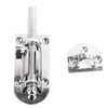 Door Bolt Inside Latch Slide Lock Round Stainless Steel 316