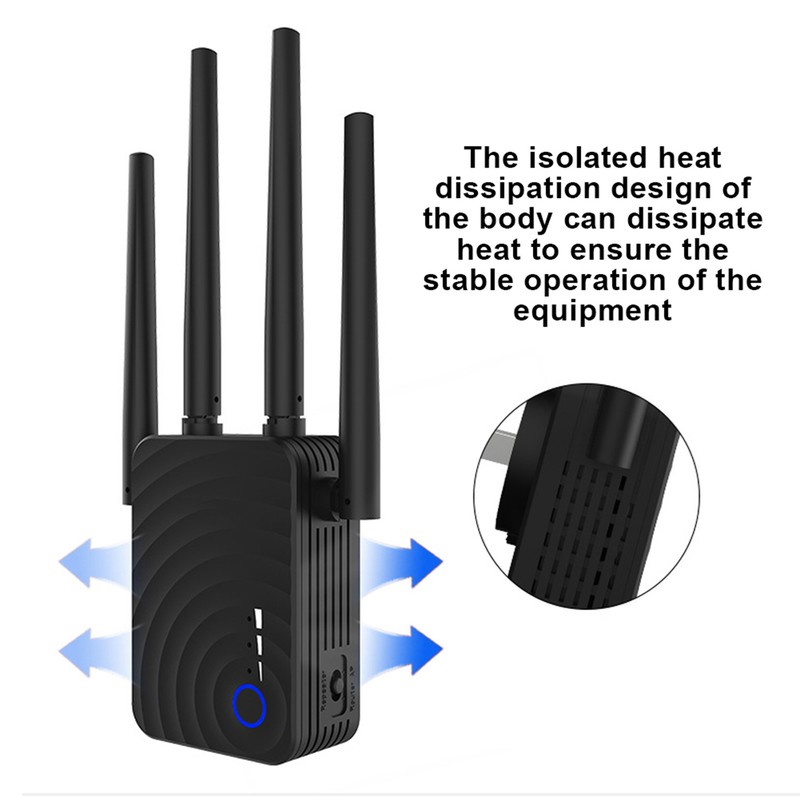 Wireless Router WIFI Signal Extender 2.4/5GHz 1200 Meters