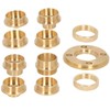 Brass Router Template Set, 11 Piece/Set Template Router Guides Kit
