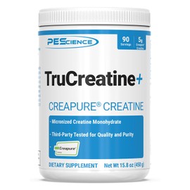 PEScience Trucreatine+, Monohidrato De Creatina Pura Y Polvo Elevatp, 90 Porciones