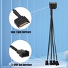 GINTOOYUN 2 Pack SATA to 3 Pin/4 Pin Case Expansion