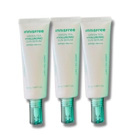 이니스프리 그린티 히알루론산 수분 선세럼 50ml 3개 (49378963) Innisfree Green Tea Hyaluronic Acid Moisture Sun Serum 50ml (Set of 3)