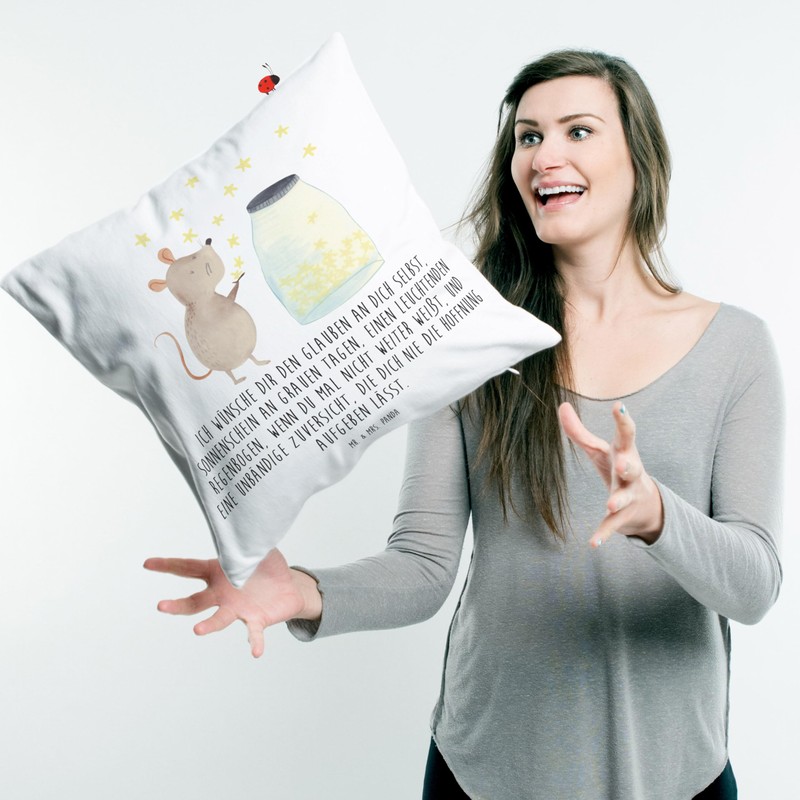 Mr. & Mrs. Panda Seat Cushion Mouse Stars - Gift,