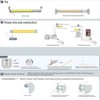 6DUSHOP Sortfle AM25 DC 12V Mechanical Limit Tubular Roller Blind