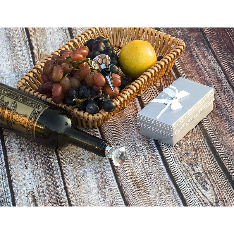Shuiniba Decorative Crystal Wine and Beverage Bottle Stopper for Wine,Made