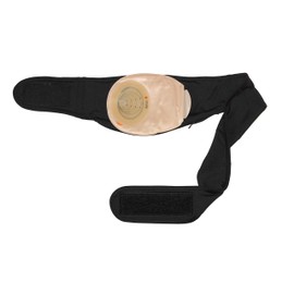 AZAORY Horizontal Stoma Belt, Ostomy Support, Stoma Bag Belt, Running Stoma Belt, Swimming Ostomy Belt, Stoma Support Belt (Size 5 = 38" to 40" inches, Left Side Stoma)