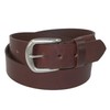 Boston Leather Men's Big & Tall Leather Stretch Belt with