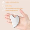 Herramienta de Gua Sha Facial de Acero Inoxidable, Herramienta Guasha