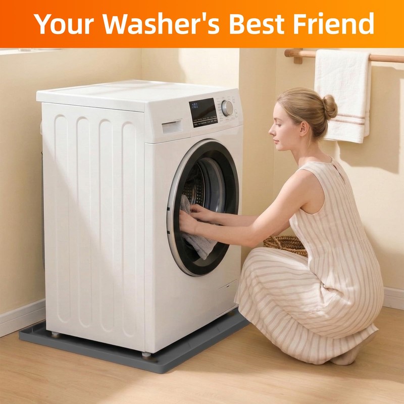 Washing Machine Drain Pan Silicone Mat, 32 x 30 Inch
