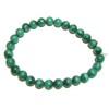 CRYSTALMIRACLE Malachite Beaded Round Bracelet String Crystal Gemstone Fashion Accessory