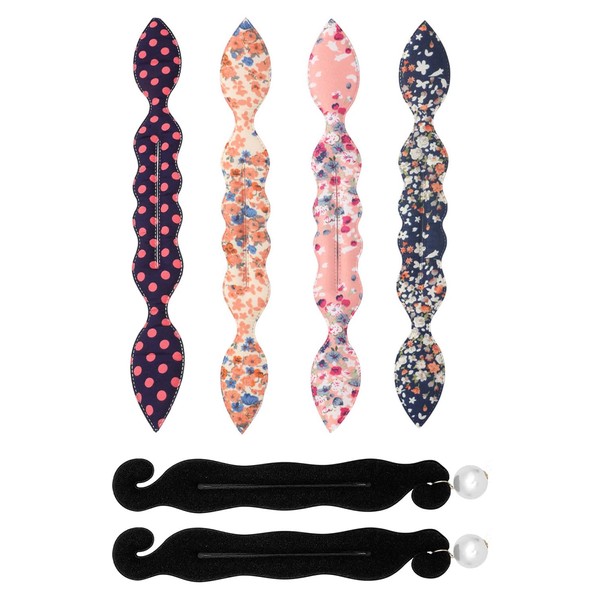 TPZORJX 6 pcs Haarknotenmacher Hair Bun Maker dutt maker Haarknoten