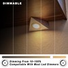ALIDE GU10 Dimmable 5W Led Bulbs, Replace GU10 50W Halogen,2700K