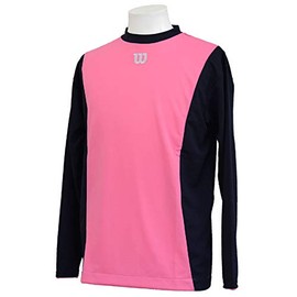Wilson Two Tone Body Long Sleeve Undershirt (wta18ls), navy/pink