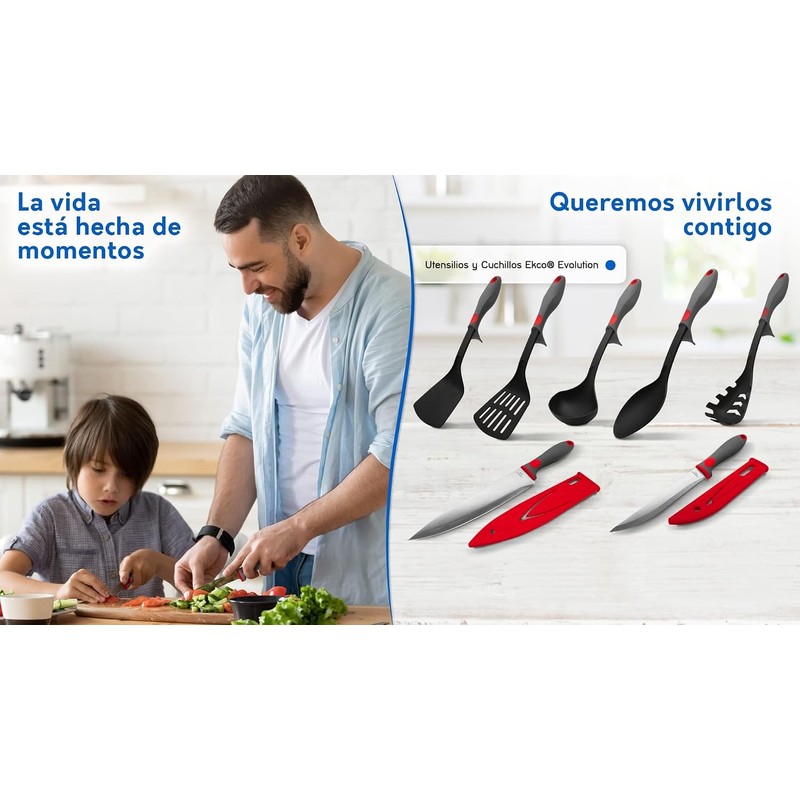Pinzas de Cocina Ekco Evolution con Seguro
