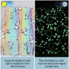 Children's Cuddly Blanket, Panda Blanket, Cuddly Blanket, Glow in the