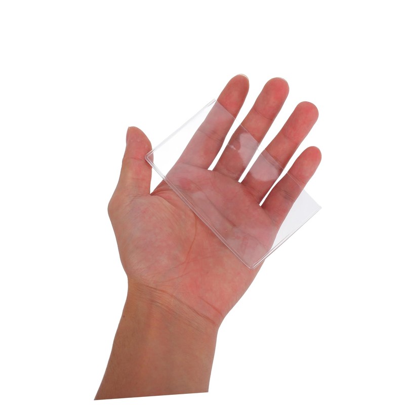 CAXUSD 20pcs Clear Card Protector Sleeves Sports Card Protectors for
