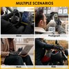Dsane Winter Genuine Sheepskin Leather Gloves for Men, Warm Touchscreen