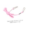 Abaodam 2Pcs Ski Gloves with String Mitten Holders Durable Clips