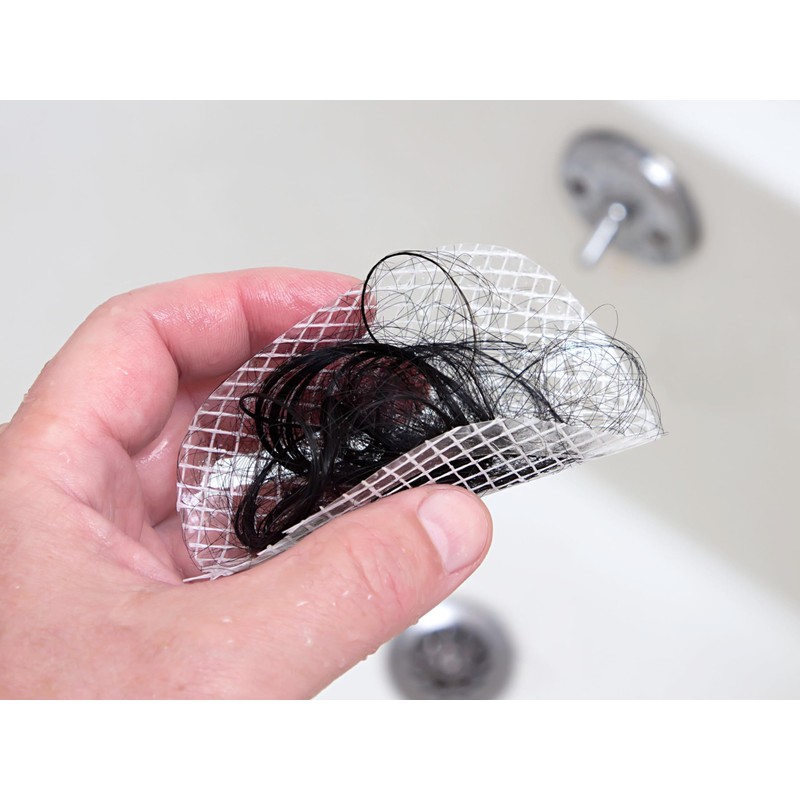 TubShroom Toss 26pk Disposable Drain Covers - Hair Catcher Mesh