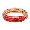HZMAN 10 Pcs Tennis Bracelets Set for Women Girl 14K