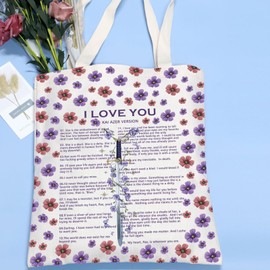 VAMSII Powerless Book Merch I Love You Powerless Tote Bag Romantasy Book Lover Gifts Special Edition Book Gift (CAPowerTote)