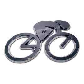 Elektroplate Cycling Chrome Auto Emblem (Chrome)
