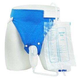 Urine Collection Bag, Portable Silicone Female Urinal with Leak Proof Catheter, and Drainage System for Female Incontinence bedridden Patients (Female)