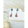 Dorunmo Christmas Earrings Studs Christmas Tree Earrings 925 Sterling Silver