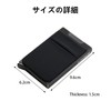 SHIMENGFU Credit Card Holder Case Anti-skimming Anti-Magnetic Sliding RFID Blocking