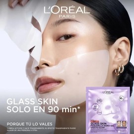 L'Oréal Paris Revitalift Ácido Hialurónico Glass Skin Crema Líquida Hidratante con Ácido Hialurónico, Niacinamida y Vitamina CG, Brillo Radiante para 
