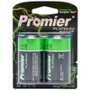 Promier D Alkaline Battery 2 Pack