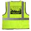 CERT Safety Vest in Safety Green with Black Screen Print
