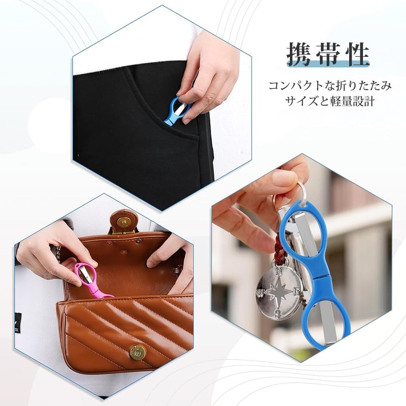 Scissors, Folding Scissors, Travel Scissors, Ultra Small, Folding Scissors, Glasses