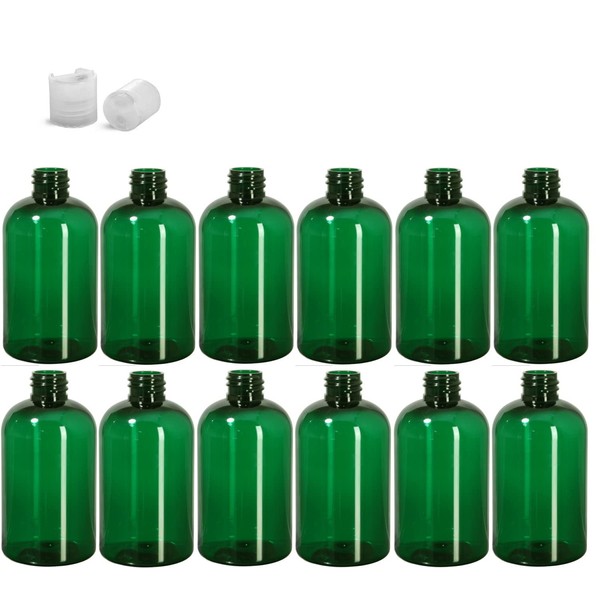 Premium Essential Oil 4 Ounce Boston Round Bottles, PET Plastic