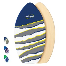 Own the Wave 'Claw Strike' Skimboard (35 Inch, Dark Blue)