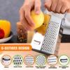 TELANKS 6-Sided Grater, Square Grater, Stainless Steel (20 x 12