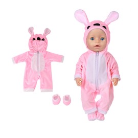 Baby Doll Clothes for 14-18 inch Baby Dolls, Doll Clothes Outfits for 35-43cm New Born Baby Dolls for Kids Birthday Christmas Holiday(Not Include Doll)