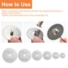 60Pcs Rotary Cutting Wheels Kit for Dremel, HSS Saw Blades