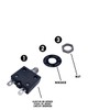 1pc KUOYUH 98 Series 125/250VAC 32VDC 50/60Hz Push Button Manual