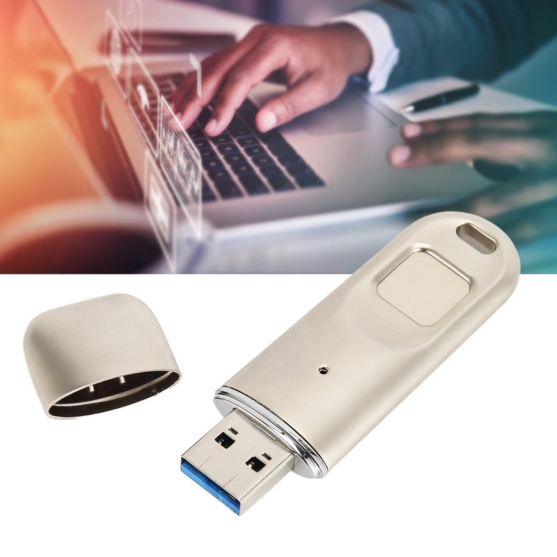 Fingerprint Encryption U Disk USB3.0 High Speed Accurate Recognition Metal