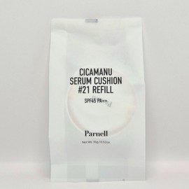 Parnell Cicamanu Serum Cushion 15g (SPF45) Refill 2 types Glowing skin with good UV protection and adhesion / 파넬 시카마누 세럼 쿠션 15g(SPF45) 리필 2종 자외선차단 밀착력좋은 광채피부
