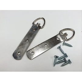 Heavy Duty 3 Hole Strap Hangers 2 Pack for Mirrors & Pictures