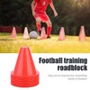 10 football Training Cones 8.5cm, Football Barrier Cones, Plastic Marker